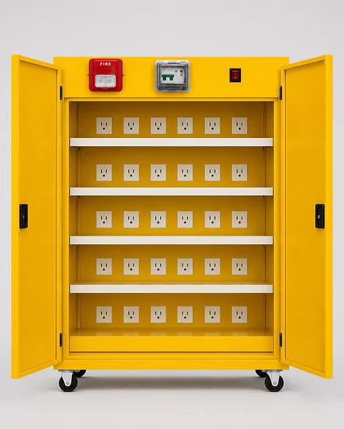 E Fire USA EFVSC-1 Large Battery Charging Vault — 20 Outlets