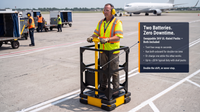 TexTrack stock chaser alternative: compact electric standing scooter for warehouse picking and transport